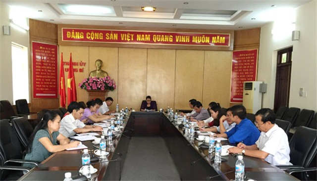 Thường trực Thành ủy giao ban với khối đoàn thể
