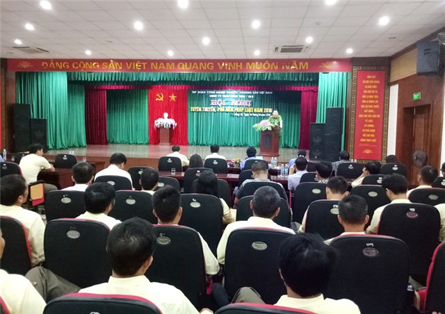 Công ty Than Hồng Thái - TKV: Hội nghị tuyên truyền, phổ biến pháp luật năm 2016