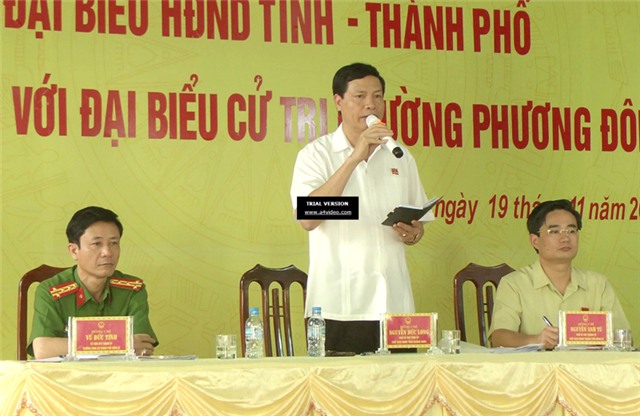 Đồng chí Nguyễn Đức Long, Chủ tịch UBND tỉnh tiếp xúc cử tri phường Phương Đông, TP 32Win12 com tại tài khoản