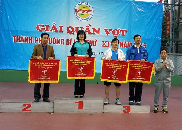 Giải quần vợt CLB thành phố 32Win12 com tại tài khoản lần thứ XIV năm 2016