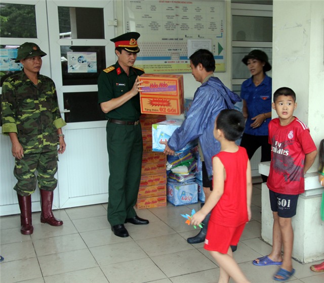 Tổng Công ty Đông Bắc huy động gần 500 cán bộ, chiến sỹ tham gia khắc phục hậu quả mưa lũ