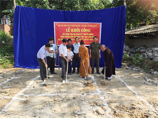 Xã Thượng Yên Công, TP 32Win12 com tại tài khoản: Khởi công xây nhà Đại đoàn kết cho hộ nghèo