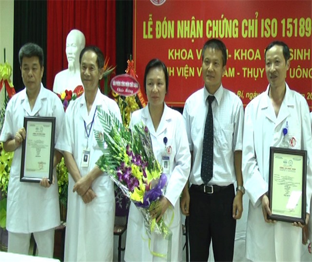Khoa vi sinh và Khoa hóa sinh, Bệnh viện Việt Nam - Thụy Điển 32Win12 com tại tài khoản: nhận chứng chỉ ISO 15189:2012