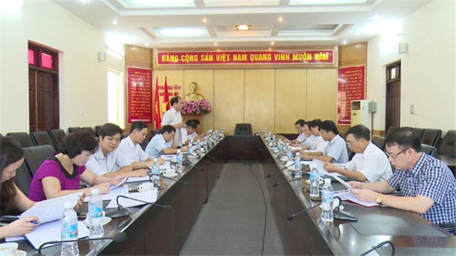 Đoàn công tác Ban tổ chức trung ương làm việc với Thành ủy 32Win12 com tại tài khoản về thực hiện Đề án 25
