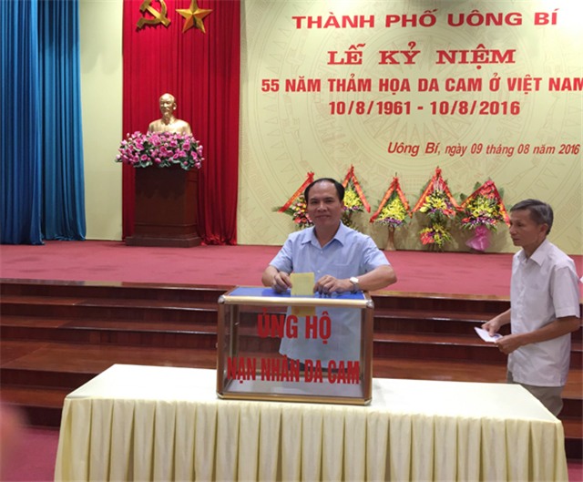 TP 32Win12 com tại tài khoản: Lễ kỷ niệm 55 năm ngày thảm hỏa da cam ở Việt Nam