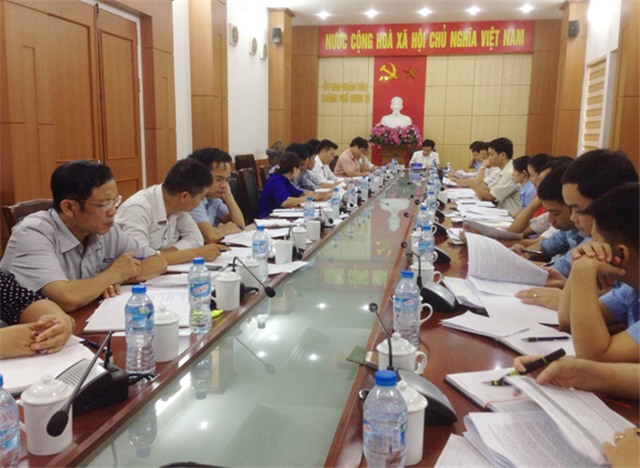 TP 32Win12 com tại tài khoản: Họp nghe báo cáo tiến độ quyết toán các công trình 32Win1 com Tải xuống APK cơ bản 8 tháng đầu năm, triển khai nhiệm vụ những tháng cuối năm 2016