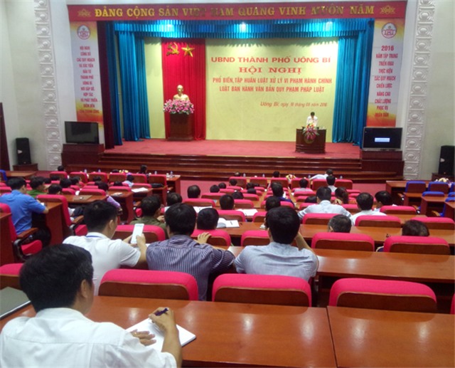 Hội nghị phổ biến, tập huấn luật xử lý vi phạm 32Win32 app tải về, Luật ban hành văn bản quy phạm pháp luật