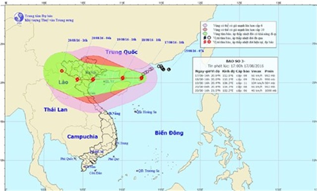 Công điện của Ban Chỉ đạo PCTT&TKCN về việc chủ động các biện pháp đối phó với áp thấp nhiệt đới/bão 
