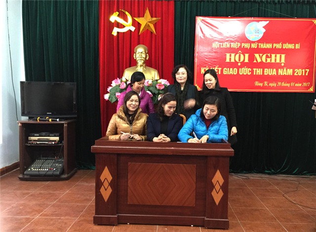 Hội LHPN TP 32Win12 com tại tài khoản: Phát động phong trào thi đua 2017