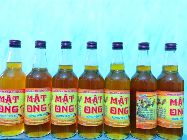 Mật ong rừng - quà tặng từ núi rừng Yên Tử