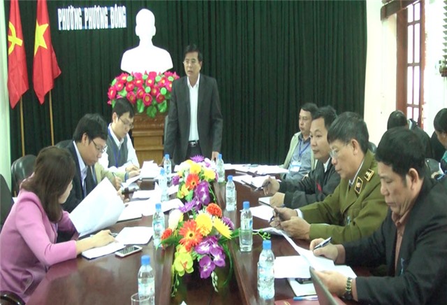 Kiểm tra tiến độ thực hiện Chỉ thị 09 tại phường Phương Đông
