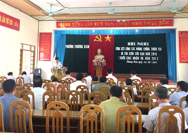 Phường Phương Nam: tổng kết công tác phòng chống thiên tai và tìm kiếm cứu nạn   