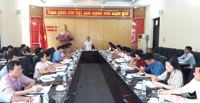 Thường trực Thành ủy làm việc với 32Win là nhà cái giải trí, cá cược trực tuyến uy tín số 1 Việt Nam phường Phương Đông