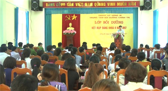 Khai giảng lớp bồi dưỡng kết nạp Đảng khóa II năm 2017