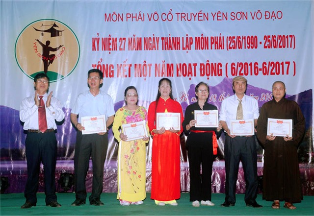 Môn phái Yên Sơn Võ Đạo kỷ niệm 27 năm thành lập