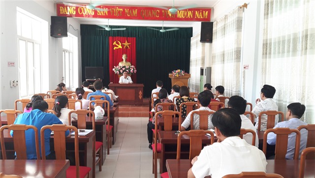 Khối MTTQ và các đoàn thể CT-XH triển khai nhiệm vụ công tác tháng 6-2017
