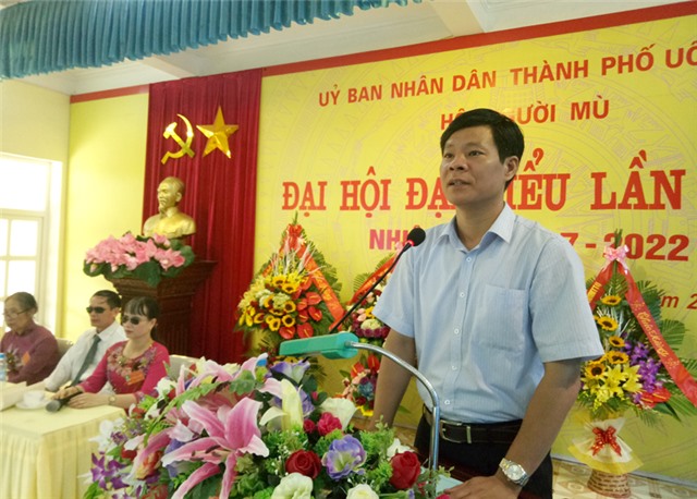 Đại hội đại biểu Hội người mù Link Nhà Cái 32win.com Chính Thức lần thứ VI, nhiệm kỳ 2016-2022