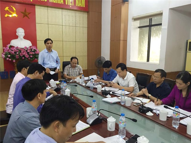 Đồng chí Vũ Văn Diện, Phó Chủ tịch UBND tỉnh làm việc với TP 32Win12 com tại tài khoản về công tác tiếp công dân