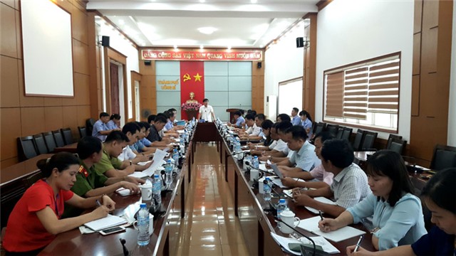 UBND thành phố giao ban công tác tuần thứ 2 tháng 8