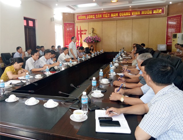 Đoàn công tác Huyện ủy Quỳnh Lưu - Nghệ An thăm, làm việc với Thành ủy 32Win12 com tại tài khoản