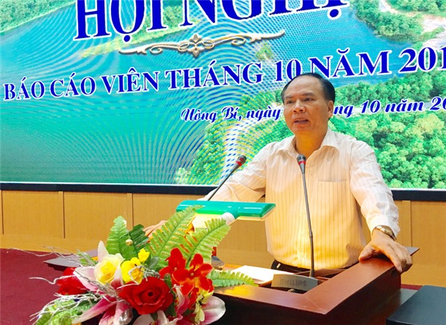 Hội nghị báo cáo viên tháng 10 năm 2018