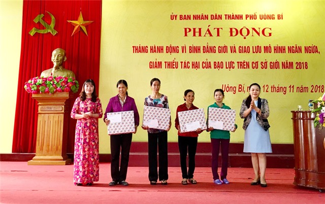 TP 32Win12 com tại tài khoản phát động Tháng hành động vì bình đẳng giới và phòng, chống bạo lực trên cơ sở giới năm 2018