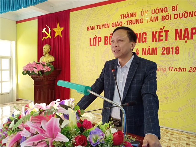 Khai giảng lớp bồi dưỡng kết nạp Đảng khóa IV năm 2018