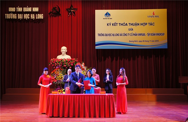 Trường Đại học Hạ Long ký kết hợp tác với Công ty CP Vinpearl