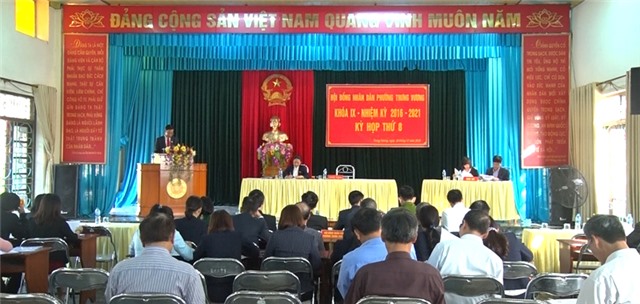 Kỳ họp thứ 8 HĐND phường Trưng Vương Khóa 9