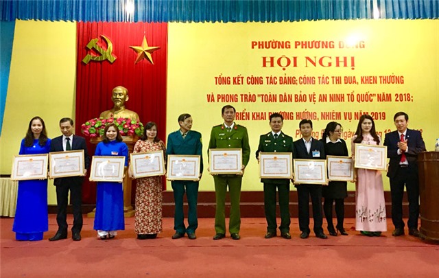Phường Phương Đông: Tổng kết công tác Đảng, thi đua khen thưởng năm 2018