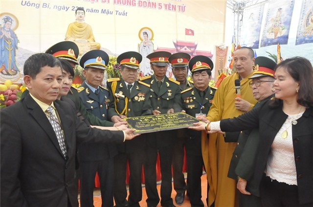 Lễ cầu siêu và đặt đá 32Win1 com Tải xuống APK đền thờ anh hùng liệt sỹ Trung đoàn 5 Yên Tử