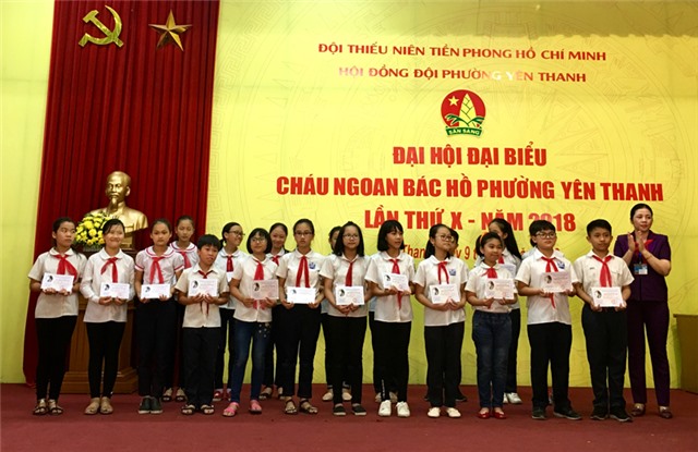 Đại hội Cháu ngoan Bác Hồ phường Yên Thanh lần thứ X