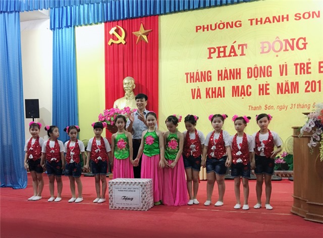 Phường Thanh Sơn phát động Tháng hành động Vì trẻ em