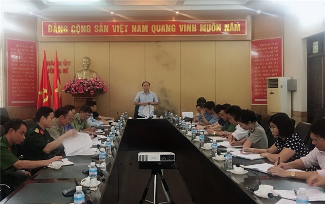 Giao ban công tác Nội chính - Tư pháp 6 tháng đầu năm