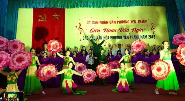 Phường Yên Thanh: Liên hoan văn nghệ các khu văn hóa năm 2018