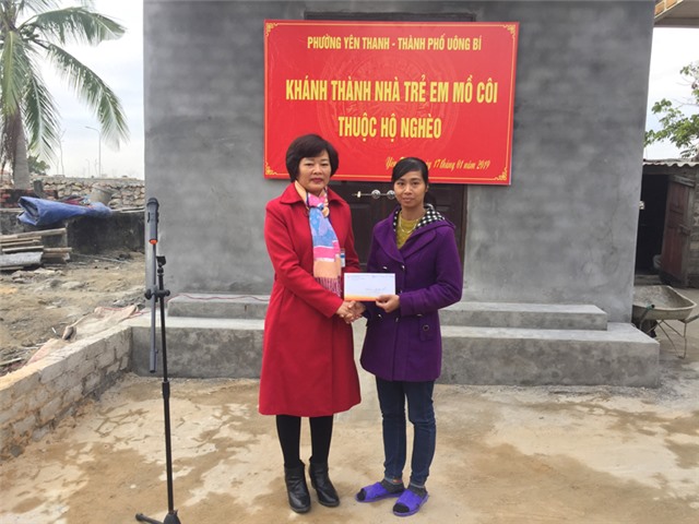 Phường Yên Thanh: Khánh thành nhà tình thương cho trẻ mồ côi 