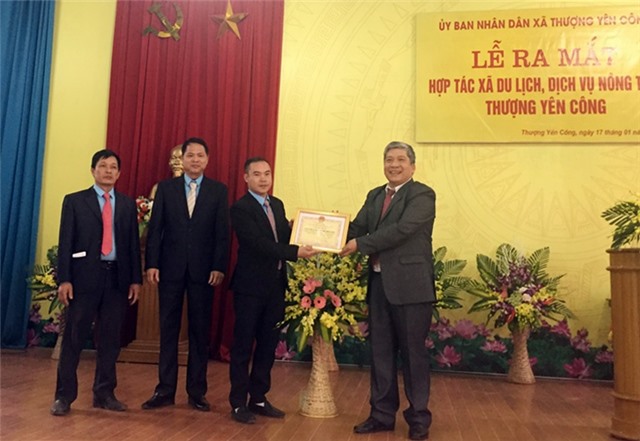 Ra mắt HTX Du lịch, dịch vụ nông thôn Thượng Yên Công