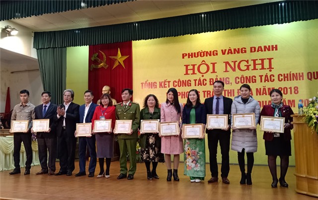 Phường Vàng Danh tổng kết công tác Đảng, 32Win12 com cá cược thể thao, casino live, slot game năm 2018
