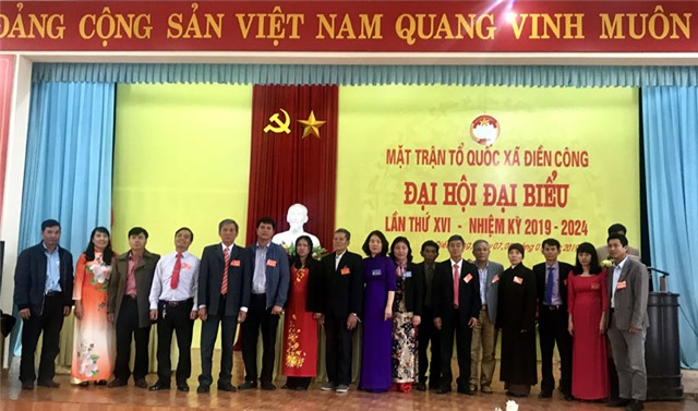 Đại hội đại biểu MTTQ xã Điền Công lần thứ XVI, nhiệm kỳ 2019-2024