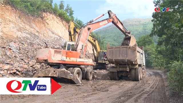 Đường vào nhà máy xử lý chất thải rắn Khe Giang hoàn thành tháng 10/2019
