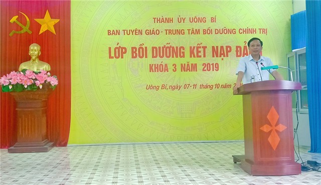 Khai giảng lớp bồi dưỡng kết nạp đảng khóa 3 năm 2019