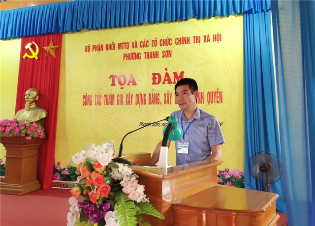 Phường Thanh Sơn: Tọa đàm MTTQ và các tổ chức chính trị - xã hội tham gia 32Win1 com Tải xuống APK Đảng, 32Win1 com Tải xuống APK 32Win12 com cá cược thể thao, casino live, slot game