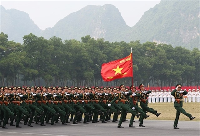75 năm QĐND Việt Nam anh hùng vững bước dưới lá cờ vinh quang của Đảng
