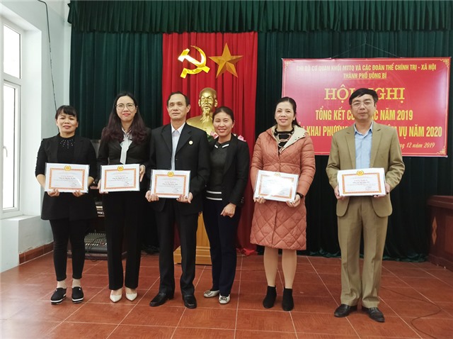 Chi bộ Khối MTTQ và các đoàn thể chính trị - xã hội thành phố tổng kết công tác năm 2019