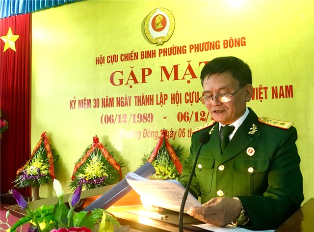 Hội CCB phường Phương Đông: Gặp mặt kỷ niệm 30 năm Ngày thành lập Hội Cựu chiến binh Việt Nam
