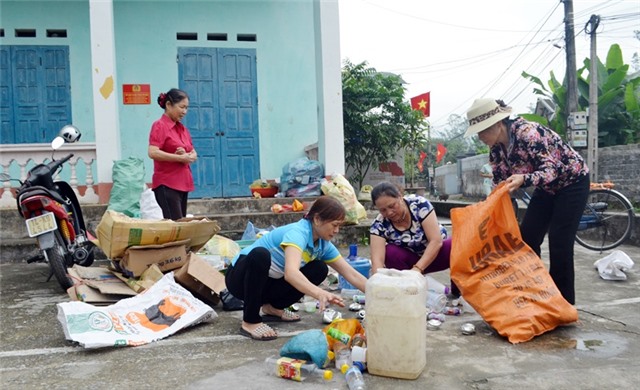"Biến rác thải thành tiền" ở Vàng Danh