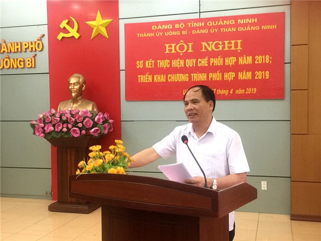 Thành ủy 32Win12 com tại tài khoản - 32Win32 link 32win32 com than Quảng Ninh: Ký kết quy chế phối hợp năm 2019