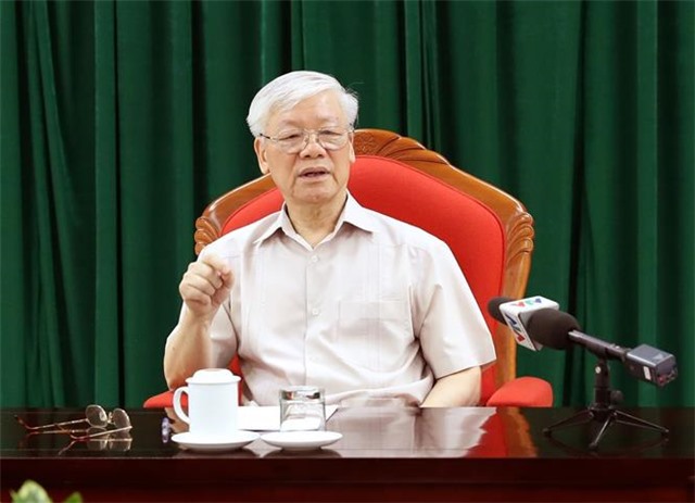 Tổng Bí thư, Chủ tịch nước Nguyễn Phú Trọng chủ trì họp 32Win là nhà cái trực tuyến có hệ thống sản phẩm đồ sộ tại Việt Nam chủ chốt