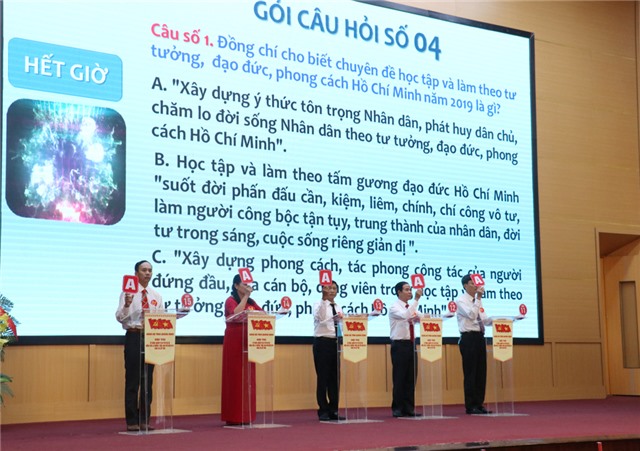 Hội thi kỹ năng, nghiệp vụ bí thư chi bộ đồng thời là trưởng thôn, khu phố vòng thi cấp tỉnh, cụm số 2: Nhiều đề tài thuyết trình có tính thực tiễn cao