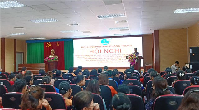 Hội LHPN phường Quang Trung sơ kết giữa nhiệm kỳ thực hiện Link Đăng Nhập Và Tải App 32 WIN COM Mới Đại hội Phụ nữ các cấp